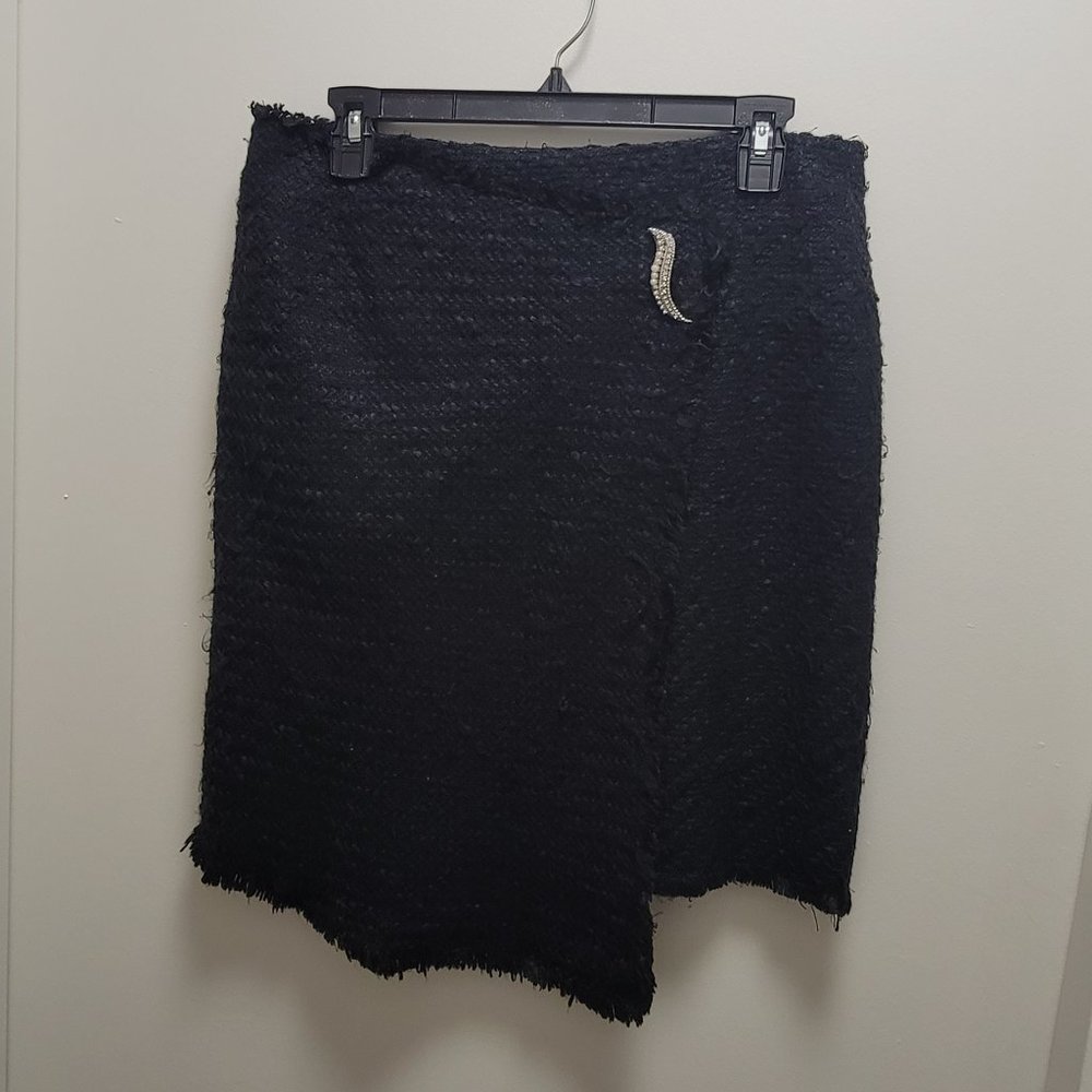 Black Winter Skirt, I.N.C., Size 6